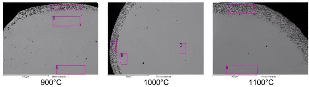 IN713C SEM image after oxidation